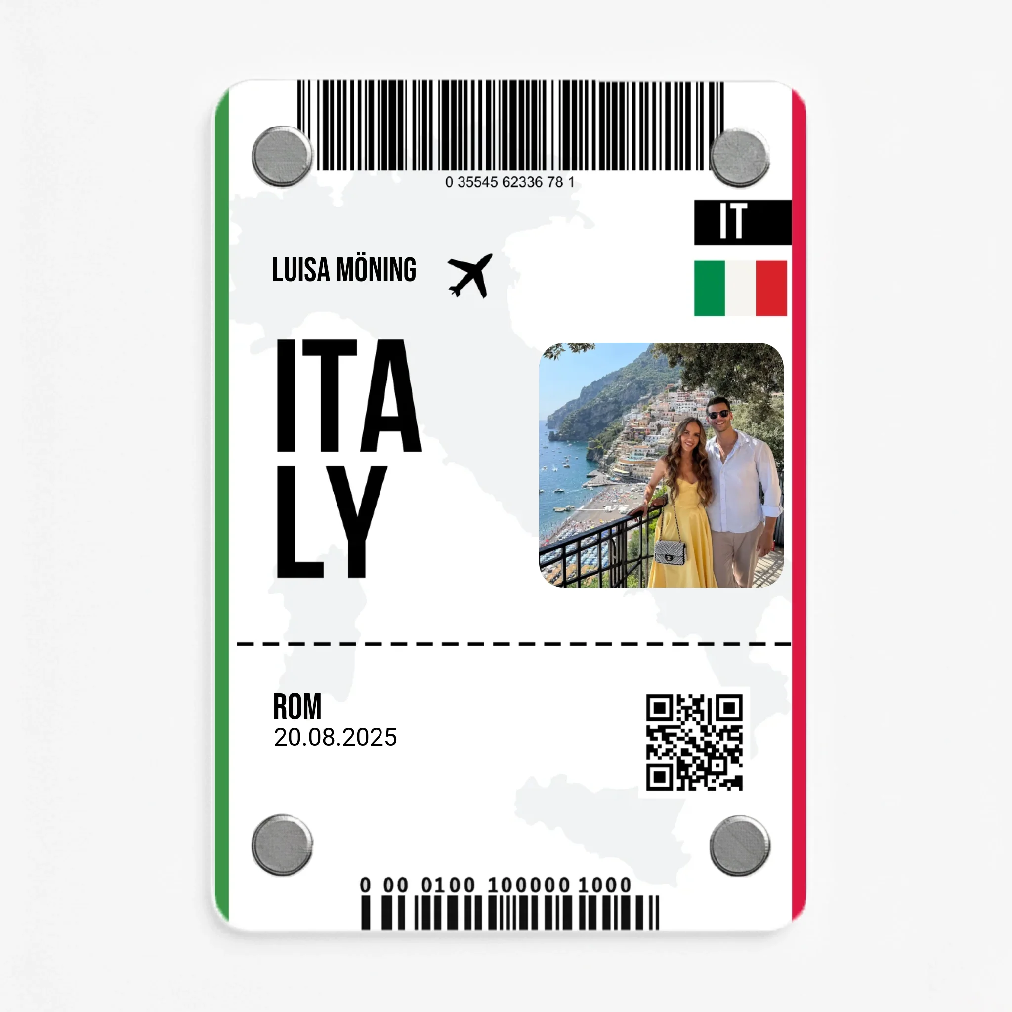 Flugticket - Acryl Magnet - Image 2