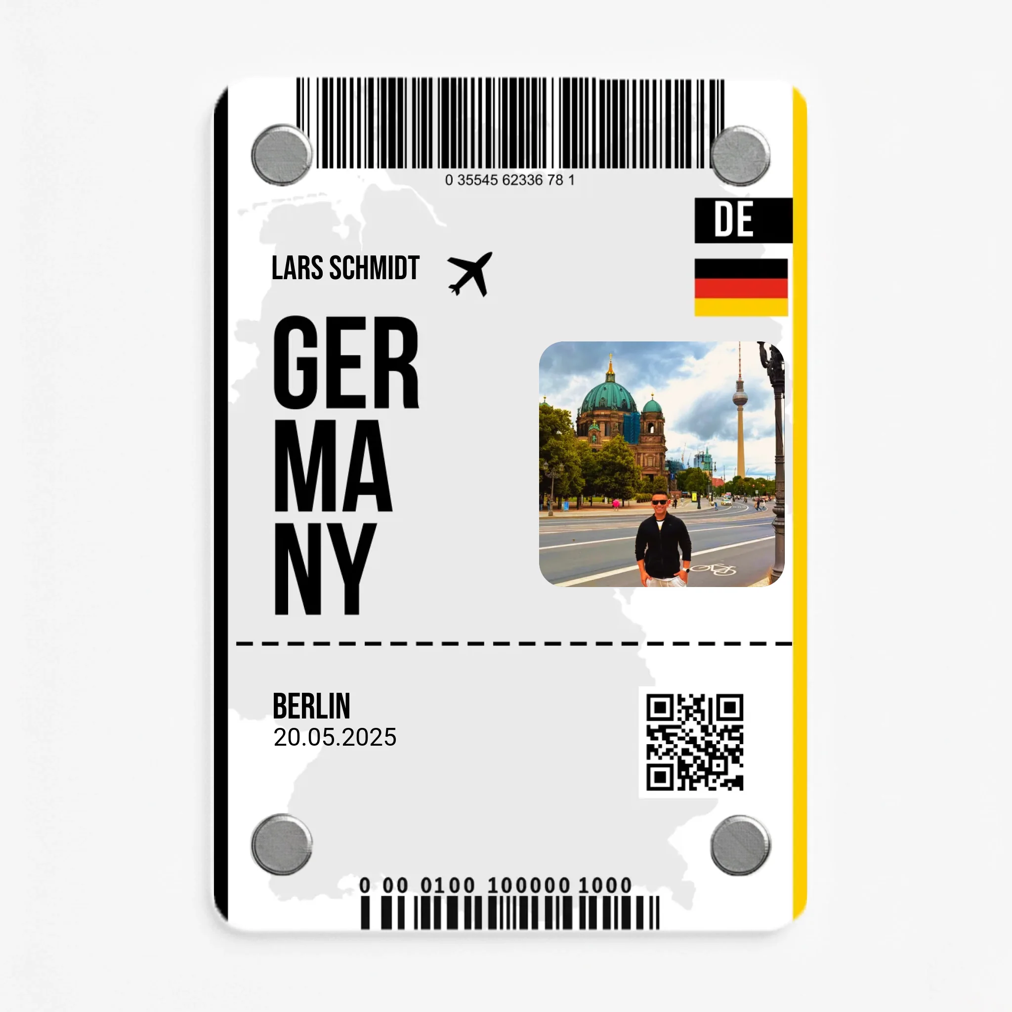 Flugticket - Acryl Magnet - Image 5