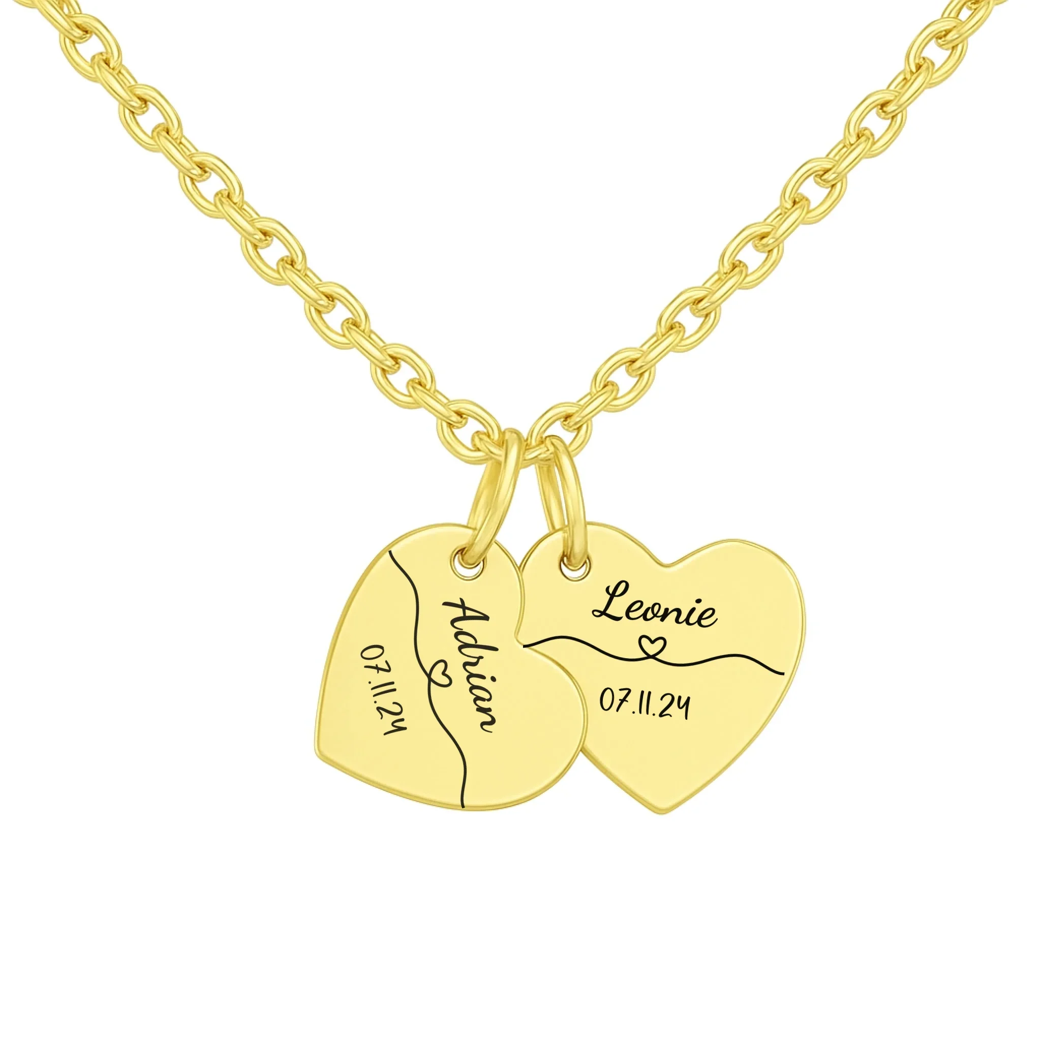 „Für immer bei dir“ - Personalisierte Kette - Image 2