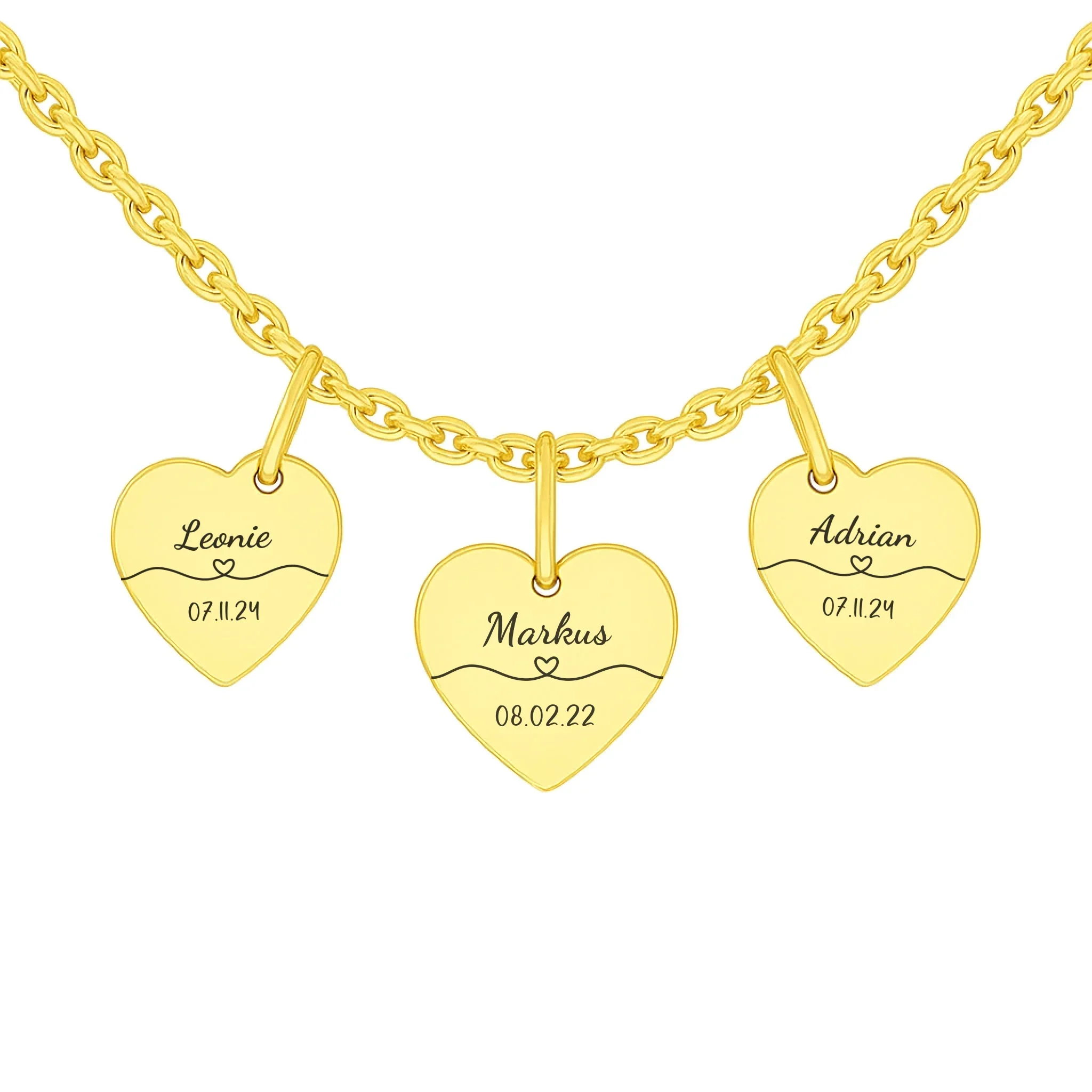 „Für immer bei dir“ - Personalisierte Kette - Image 3
