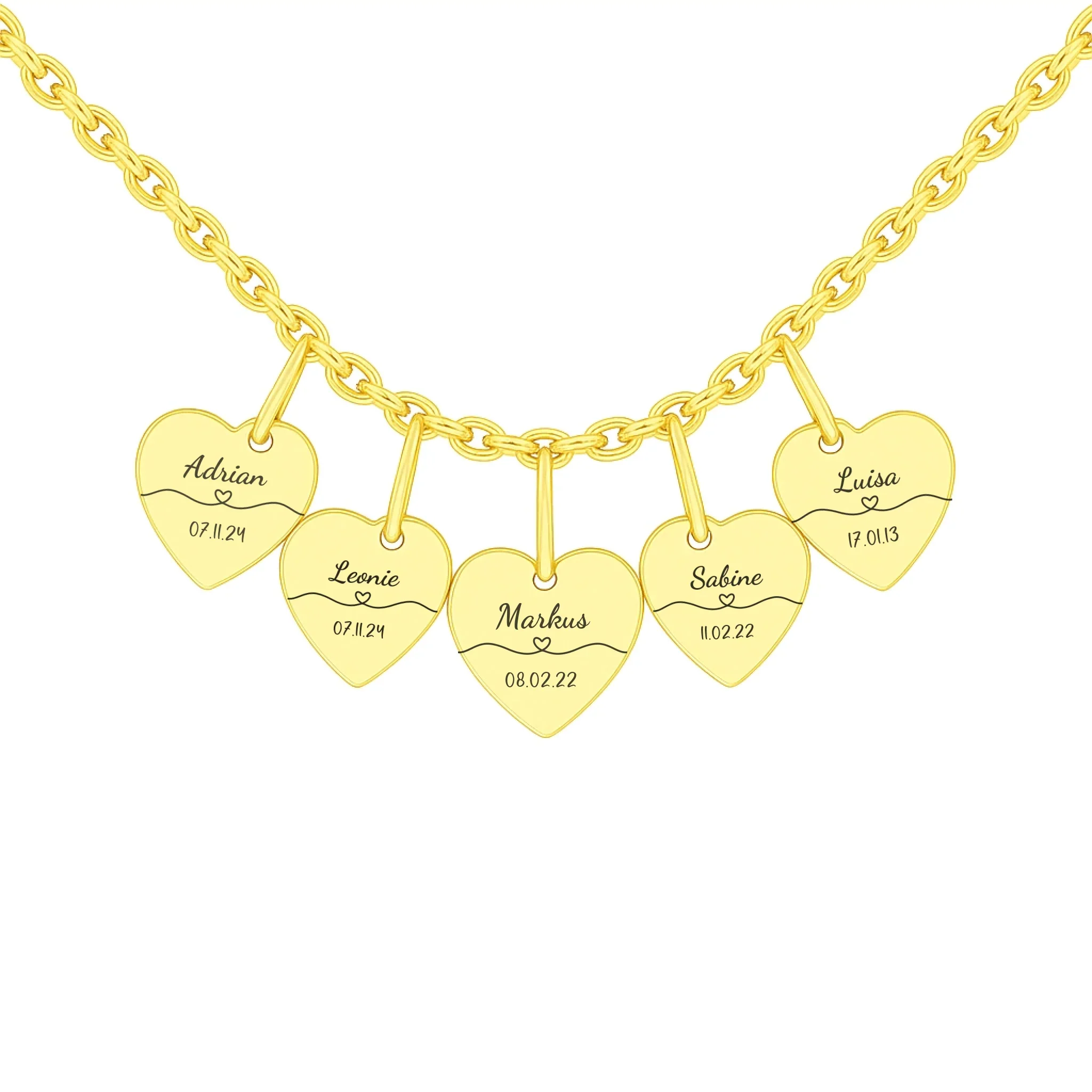 „Für immer bei dir“ - Personalisierte Kette - Image 5