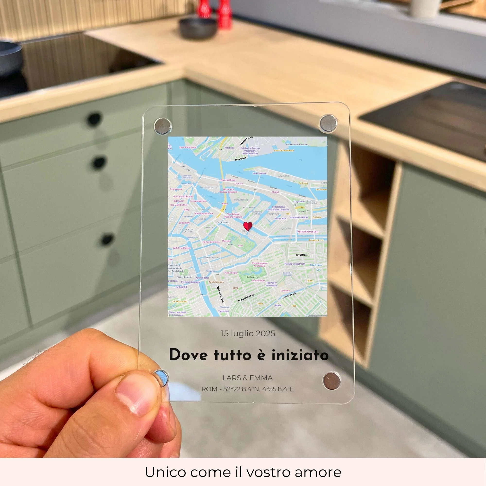 Magnete acrilico personalizzato “Dove tutto è iniziato” - Image 3