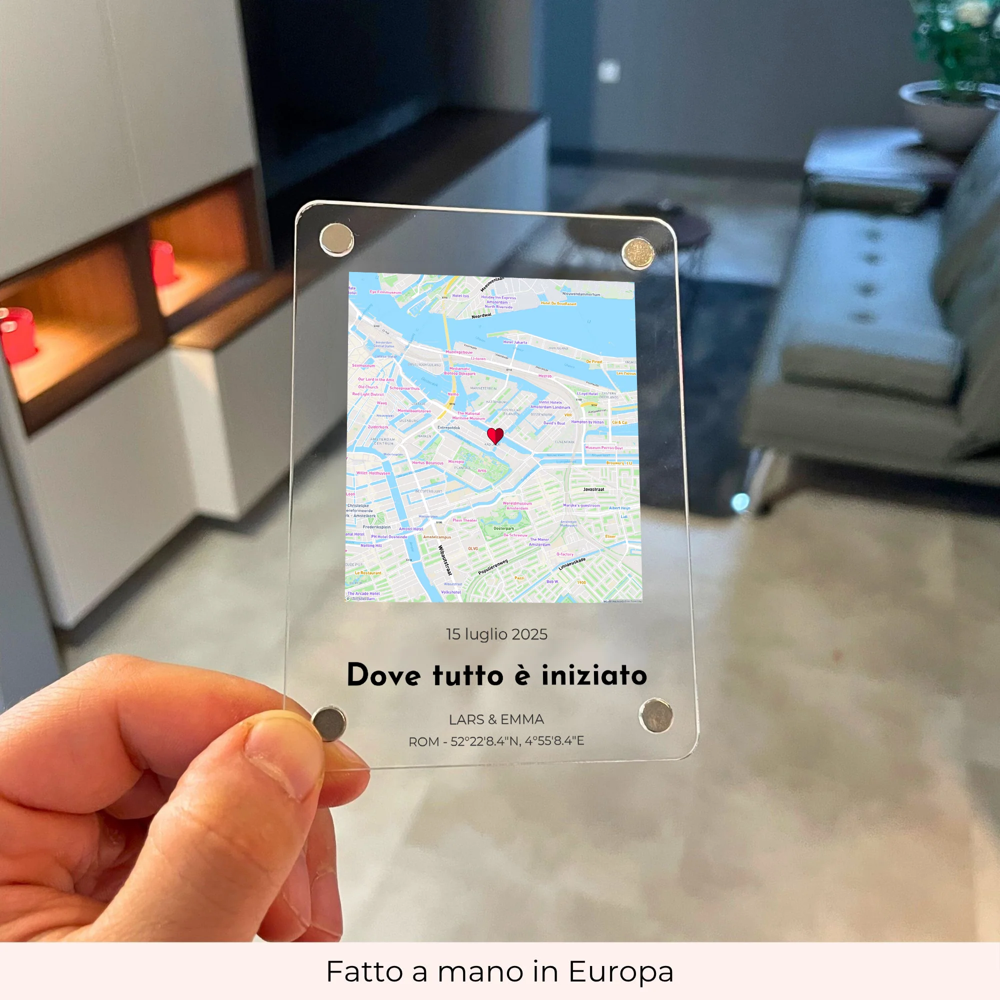 Magnete acrilico personalizzato “Dove tutto è iniziato” - Image 4