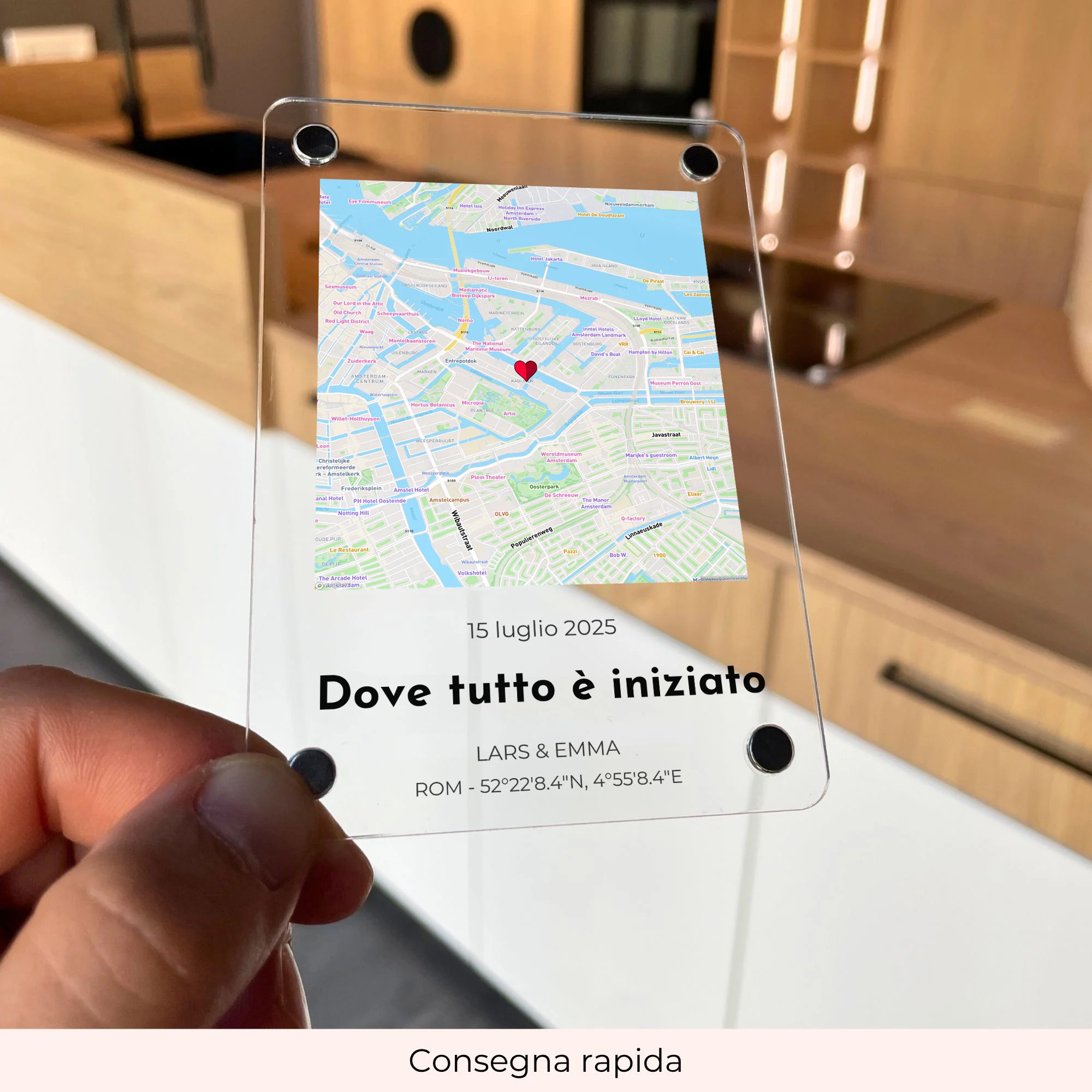 Magnete acrilico personalizzato “Dove tutto è iniziato” - Image 5