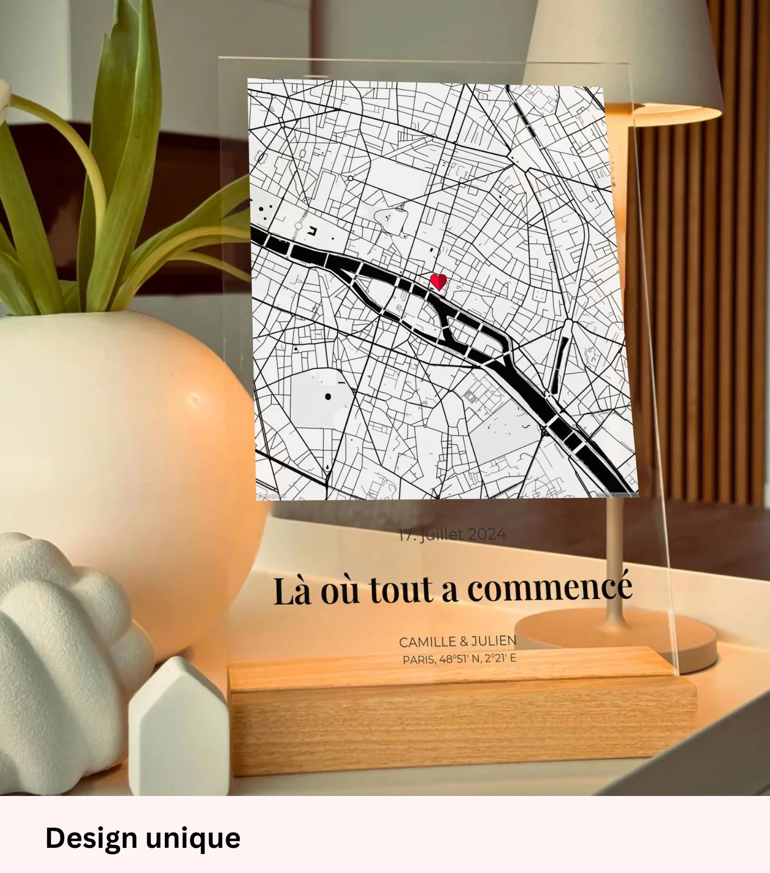 «Notre évènement – Plaque en acrylique personnalisée» - Image 3