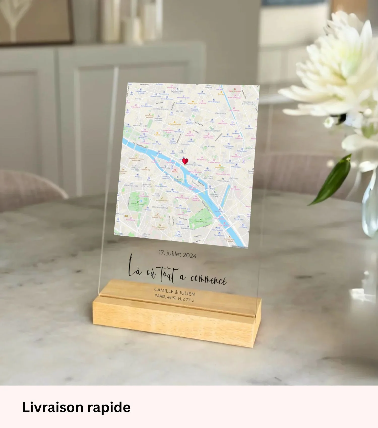 «Notre évènement – Plaque en acrylique personnalisée» - Image 5
