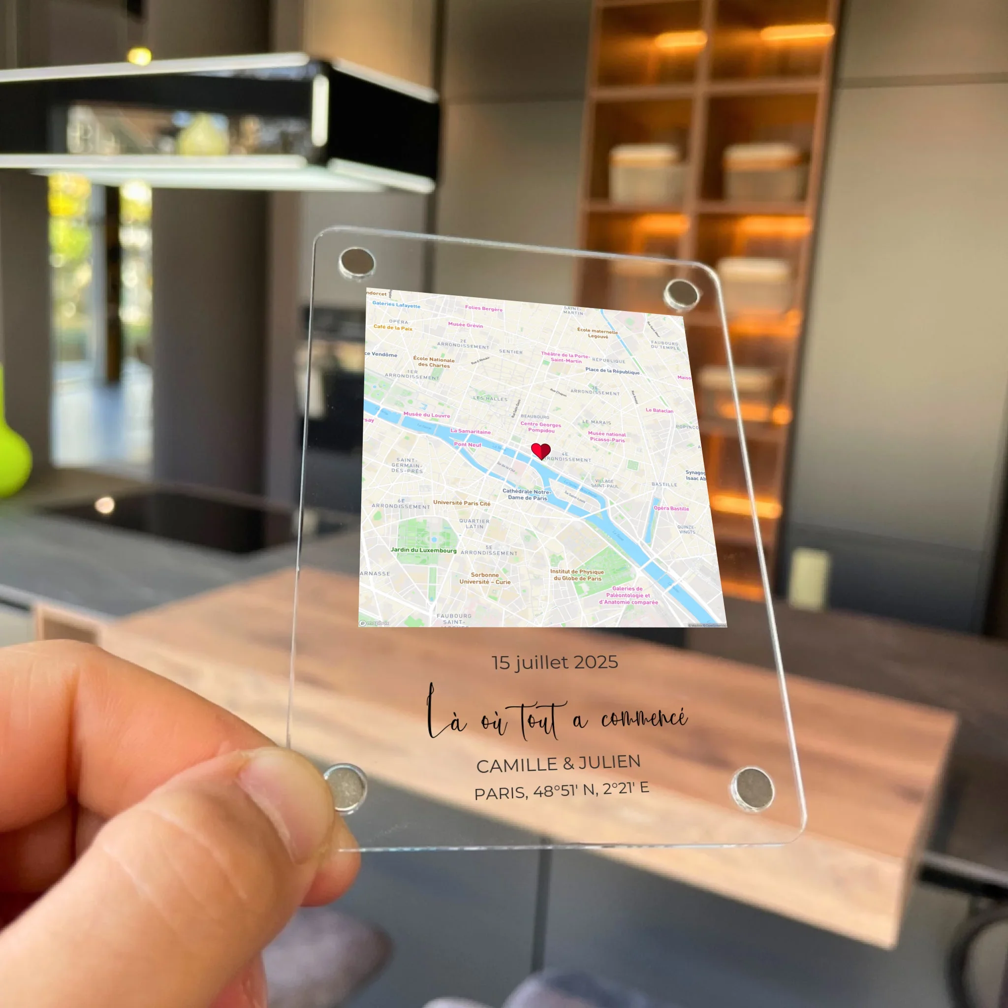 Notre Moment – Magnet Acrylique Personnalisé - Image 3