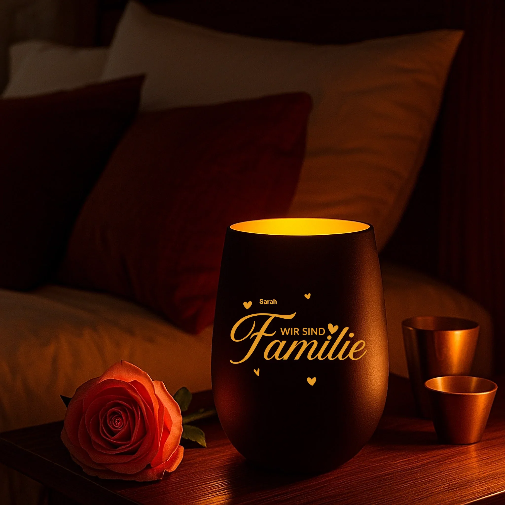 Personalisiertes Familien Windlicht - Image 2