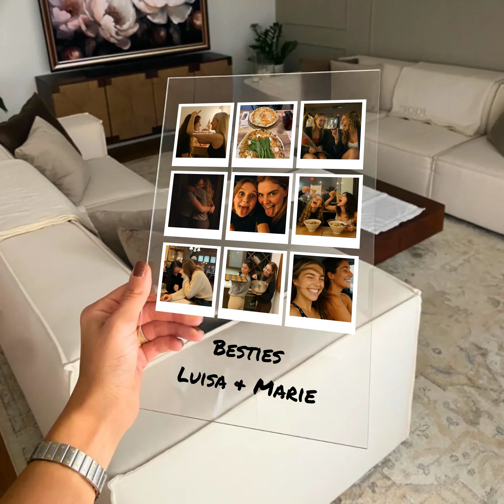 "Retro Album" - Personalisierte Acryltafel