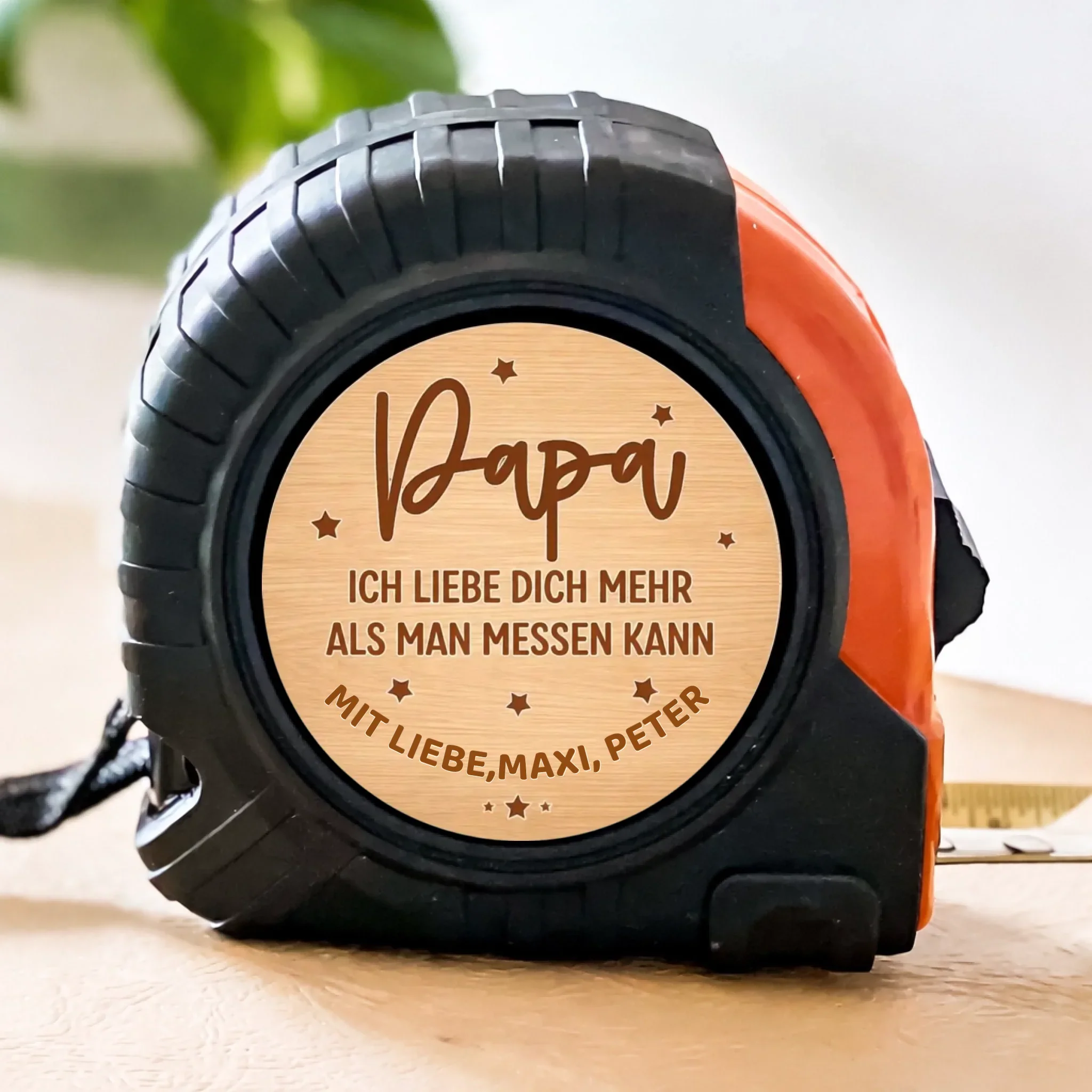 "Unmessbarer Papa" - Personalisiertes Maßband
