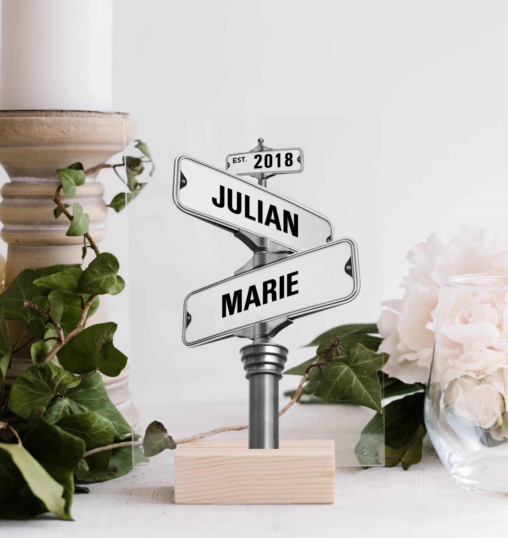Vintage Straßenschild - Personalisierte Acryltafel - Image 3